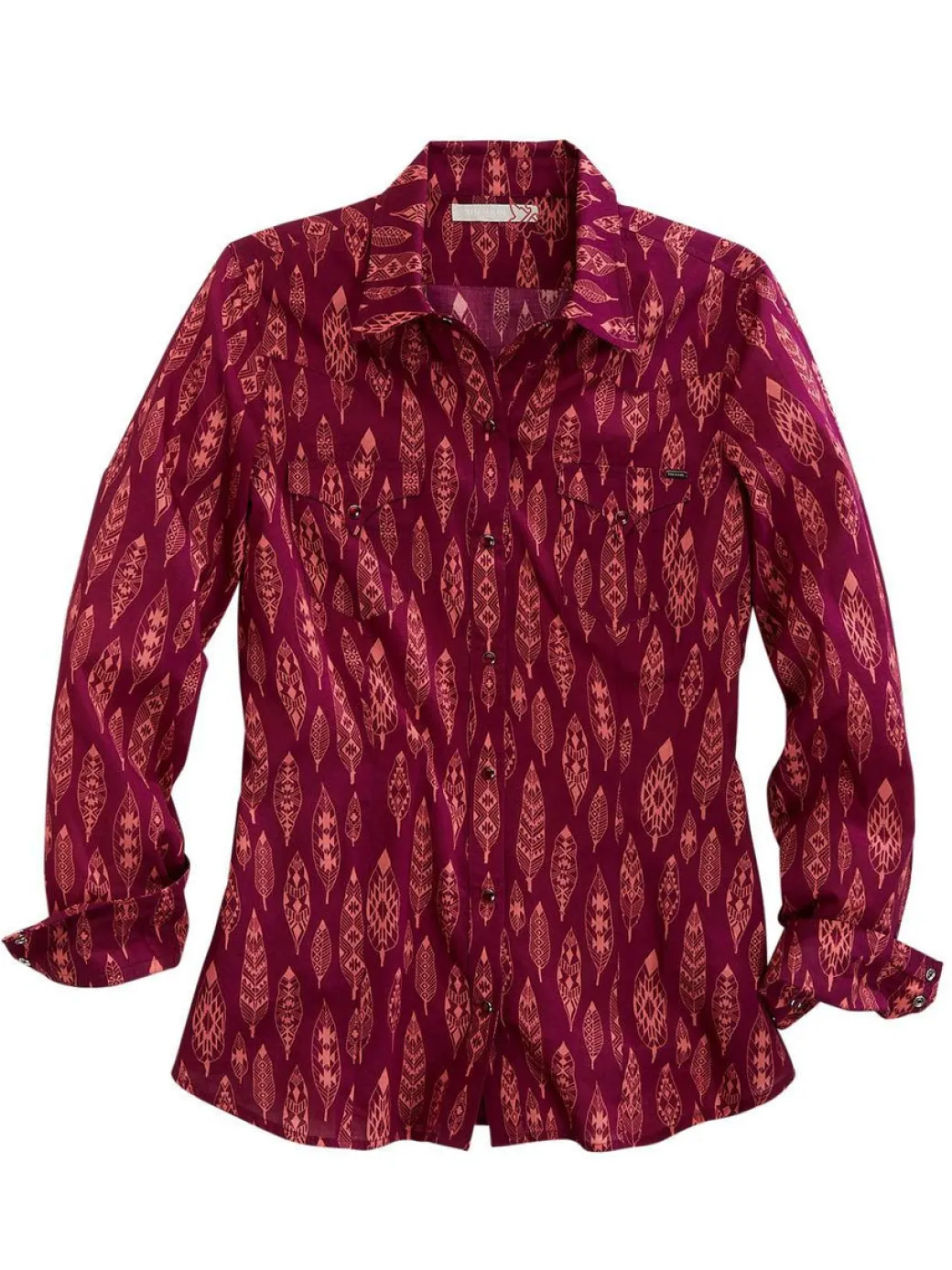 Tin Haul Feathers Print Shirt