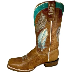 Tin Haul Plume Feather Sole Boots