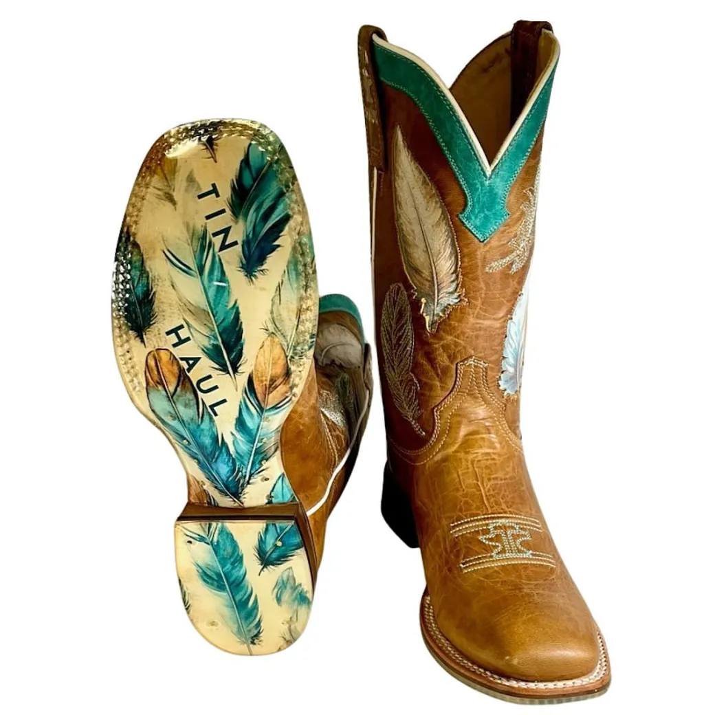 Tin Haul Plume Feather Sole Boots