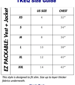 TKEQ EZ Packable Down Jacket