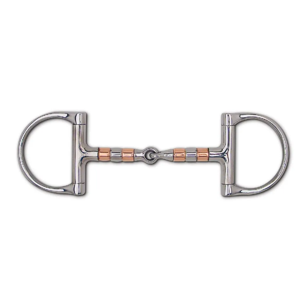 Toklat Copper Roller Snaffle Racing Dee