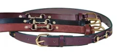 Tory Leather English Snaffle Bit Belt