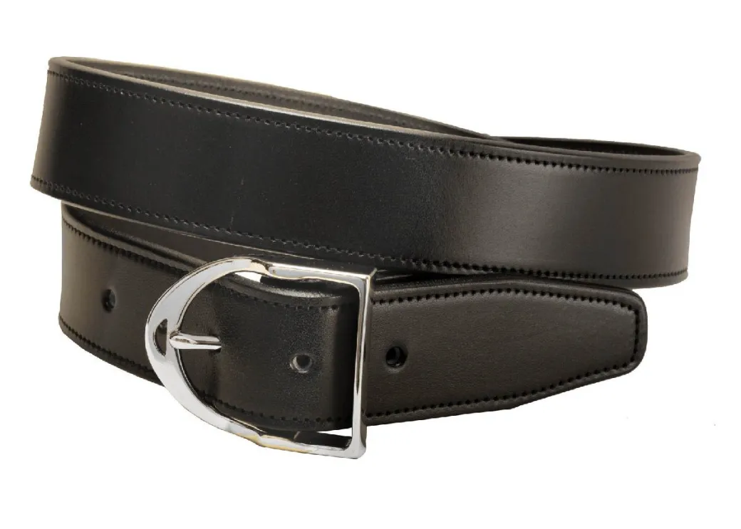 Tory Leather English Stirrup Buckle Belt