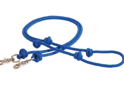 Tory Leather Knotted Poly Rope Barrel Rein