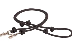 Tory Leather Knotted Poly Rope Barrel Rein