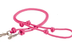 Tory Leather Knotted Poly Rope Barrel Rein