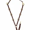 Tory Leather 10 Ring Training Martingale