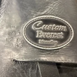 Used Custom Everest Monoflap Dressage Saddle 17.5/M