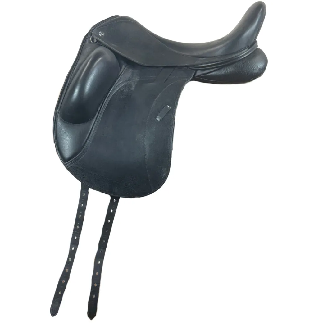 Used Custom Saddlery Wolfgang Omni Monoflap Dressage Saddle 18/MW