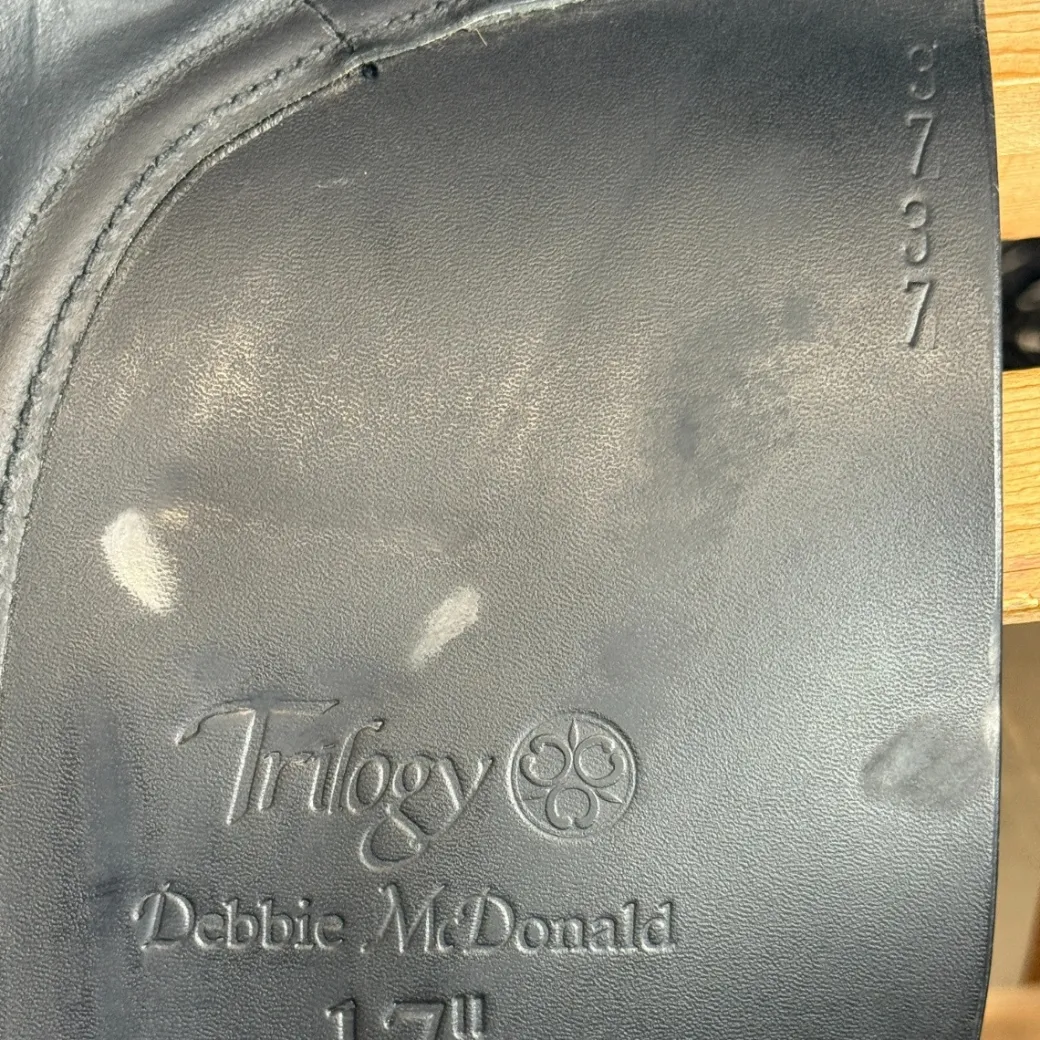 Used Trilogy Debbie McDonald Dressage Saddle 17/M