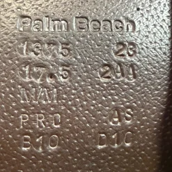 Used Voltaire Palm Beach Jump Close Contact Saddle 17.5/M