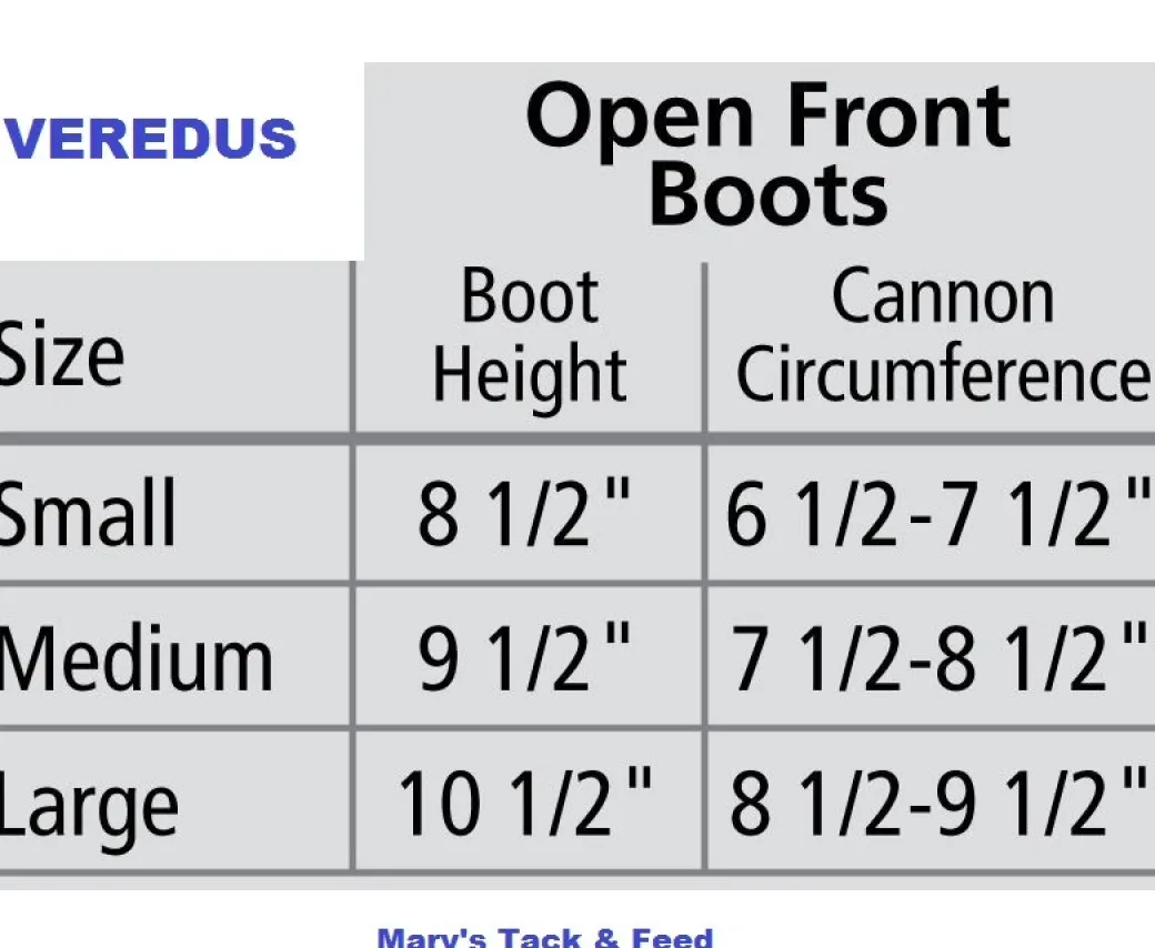 Veredus Olympus Vento Open Front Boots