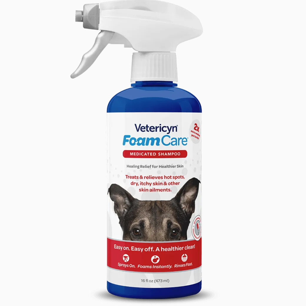 Vetericyn FoamCare Medicated Dog Shampoo