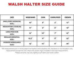 Walsh Rope Nose British Halter
