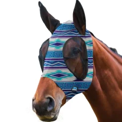 WeatherBeeta ComFiTec Stretch Fly Mask | Purple Navajo