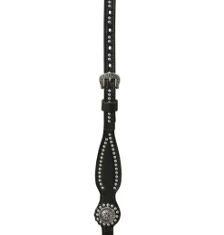 Weaver Back in Black Brow Headstall