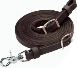 Weaver Black Leather Roper Rein