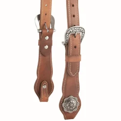 Weaver Contoured JW Floral One Ear Headstall
