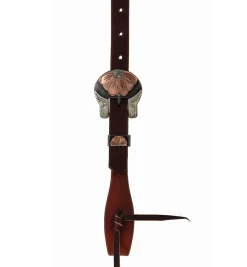 Weaver Floral Buckle Brow Headstall