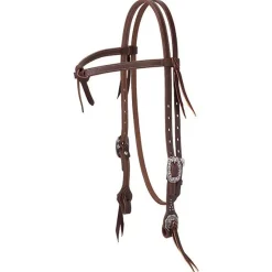 Weaver Floral Futurity Knot Brow Headstall