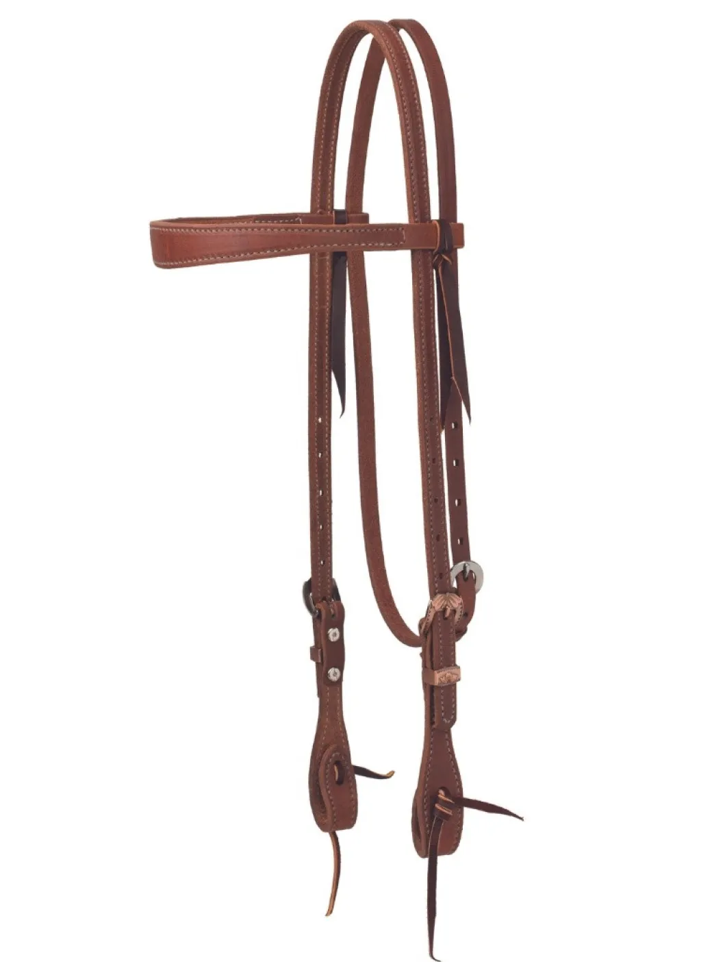 Weaver JW Saltlick Heel Slim Browband Headstall