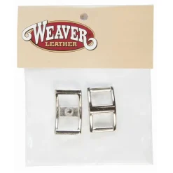 Weaver Nickel Plated Conway Buckles Set of 2