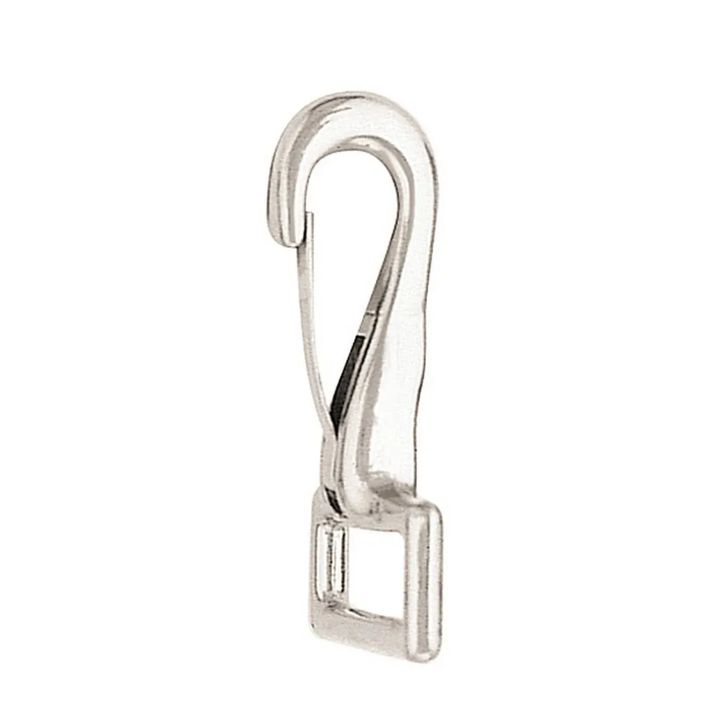 Weaver Nickel Spring Snap 3/4" x 1-5/8"