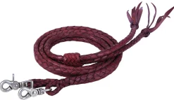Weaver Round Braided Snap Split Reins