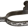 Weaver Scroll Spur with Clover Rowel - Ladies