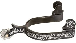 Weaver Scroll Spur with Clover Rowel - Ladies