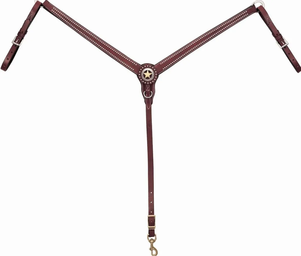 Weaver Texas Gold Star Breast Collar