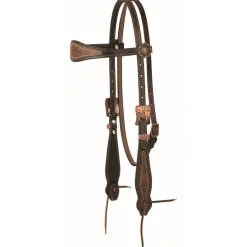 Weaver Western Floral Brow Headstall