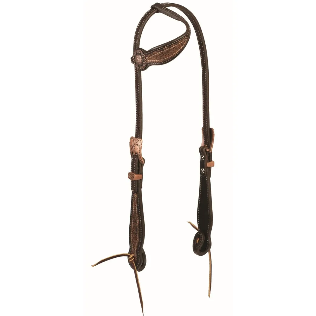 Weaver Western Floral One Ear Headstall