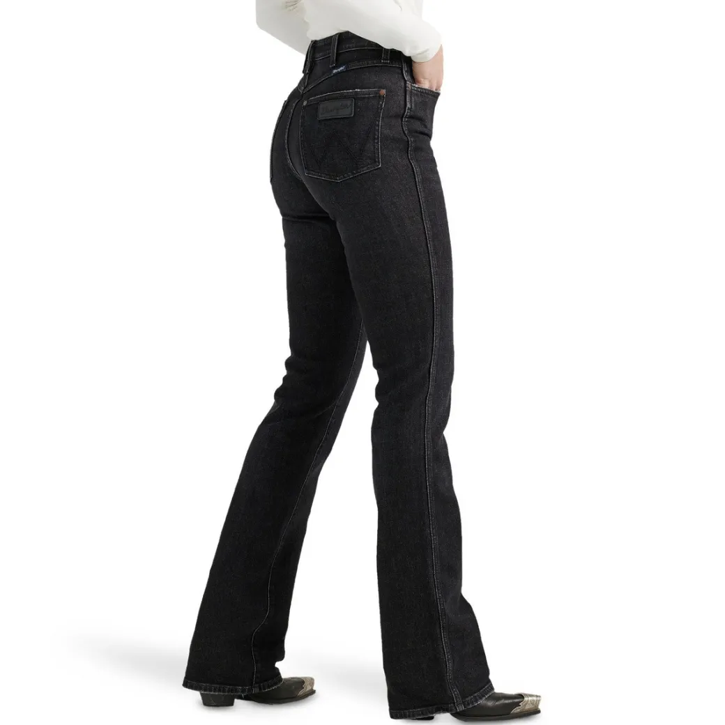 Wrangler Bailey High Rise Black Denim Jeans