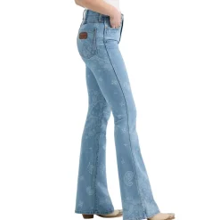 Wrangler Bailey High Rise Paisley Flare Jeans