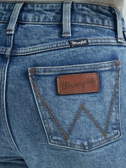 Wrangler Bailey HR Med Wash Boot Cut Jeans