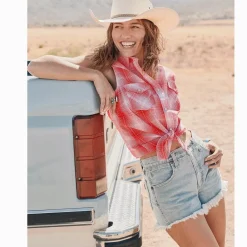Wrangler Essential Plaid Sleeveless Snap Shirt