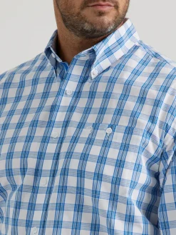 Wrangler George Strait Plaid Shirt LS