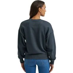 Wrangler Get The Horns Cropped Sweatshirt