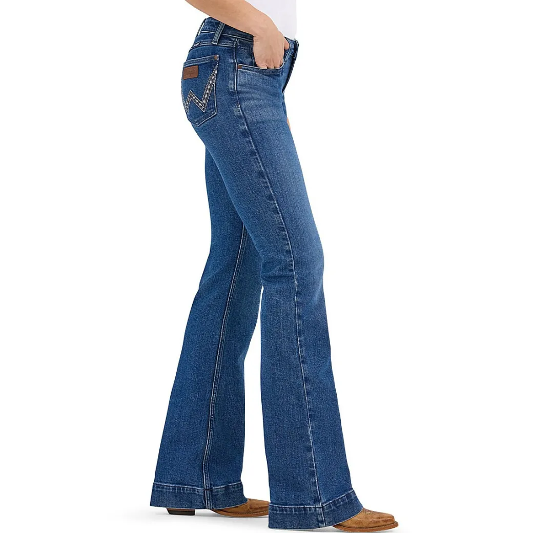 Wrangler Mae Mid Rise Adelaide Trouser Jeans