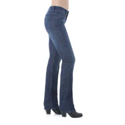 Wrangler Mae Premium Patch Straight Leg Jeans