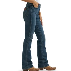 Wrangler Retro Bailey HR Medium Wash Boot Cut Jeans