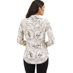 Wrangler Retro Floral Horse Snap Shirt