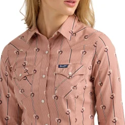 Wrangler Retro Horseshoes Snap Shirt