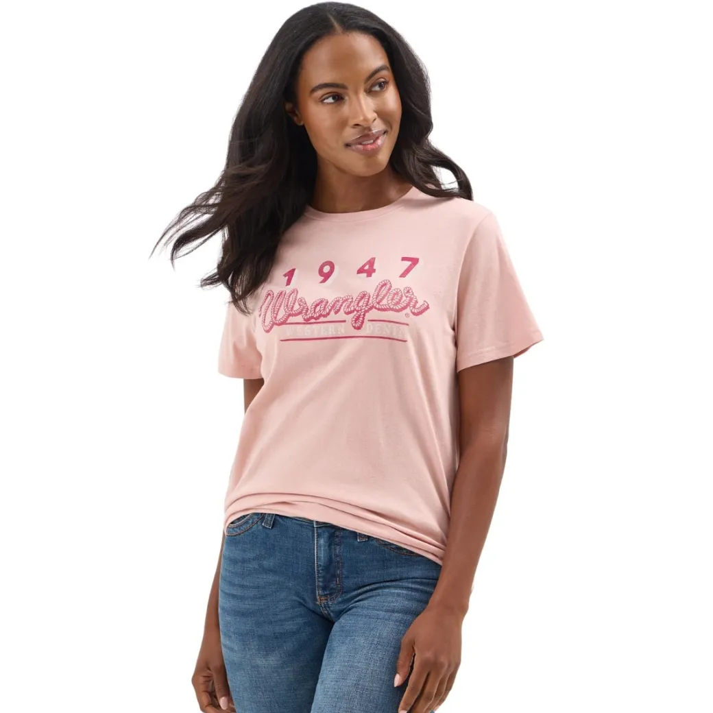 Wrangler Vintage 1947 Misty Rose Tee