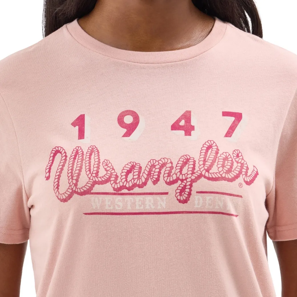 Wrangler Vintage 1947 Misty Rose Tee