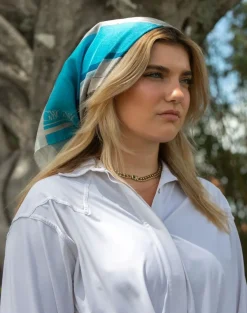 Yagya Printed Horse Silk Scarf