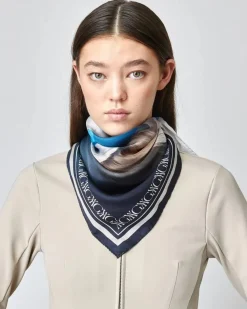 Yagya Printed Horse Silk Scarf