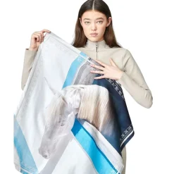 Yagya Printed Horse Silk Scarf