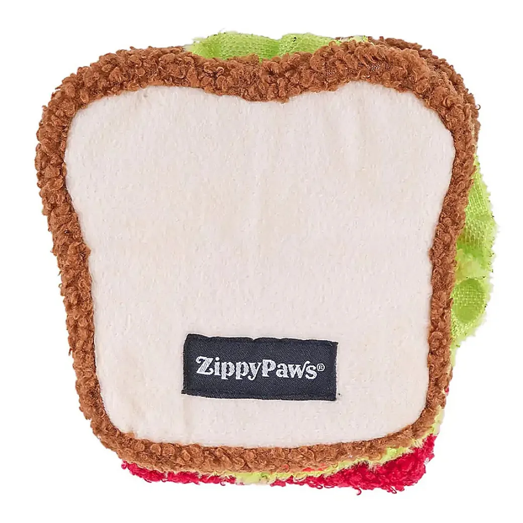 ZippyPaws Snufflerz BLT Sandwich Dog Toy